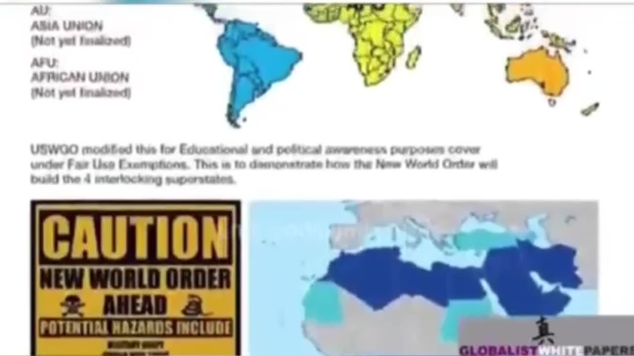 Malaysian Leader talks about 1 world government.