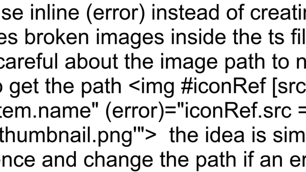 Error handling for missing image in Angular 9