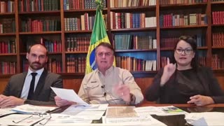 BOLSONARO COMENTA A SUA VIAGEM NO ORIENTE MÉDIO