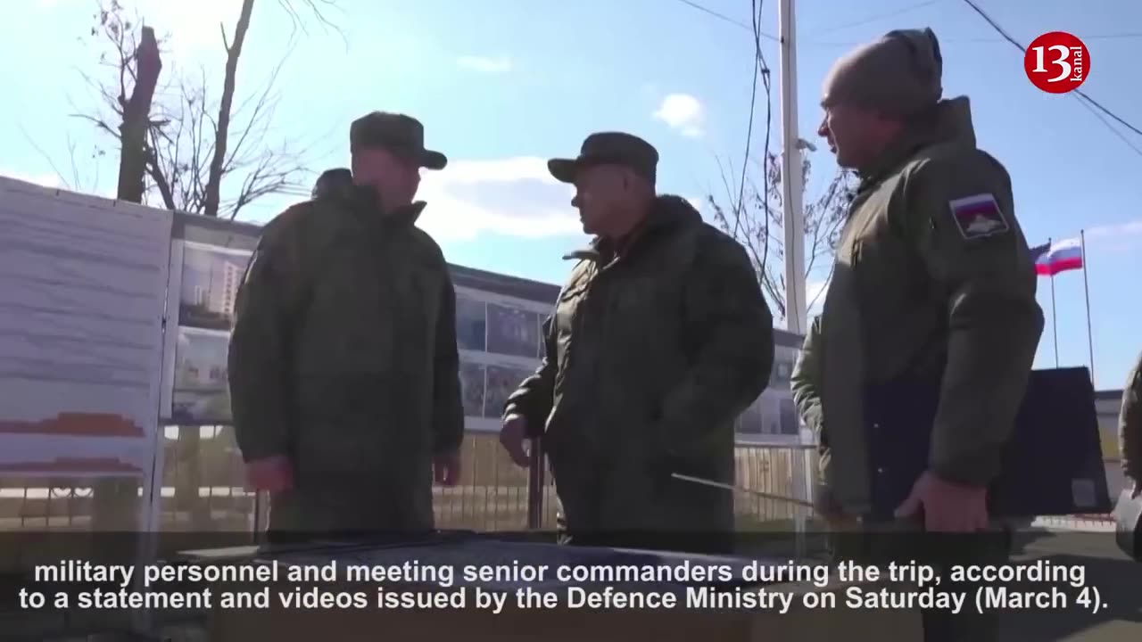 Russian defence minister visits Mariupol in eastern Ukraine