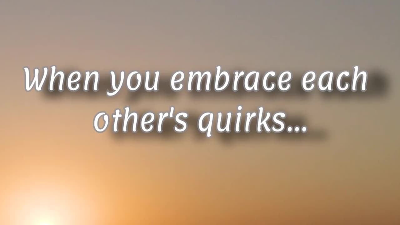 When you embrace each other's quirks... #quotes #success #motivation #successquotes