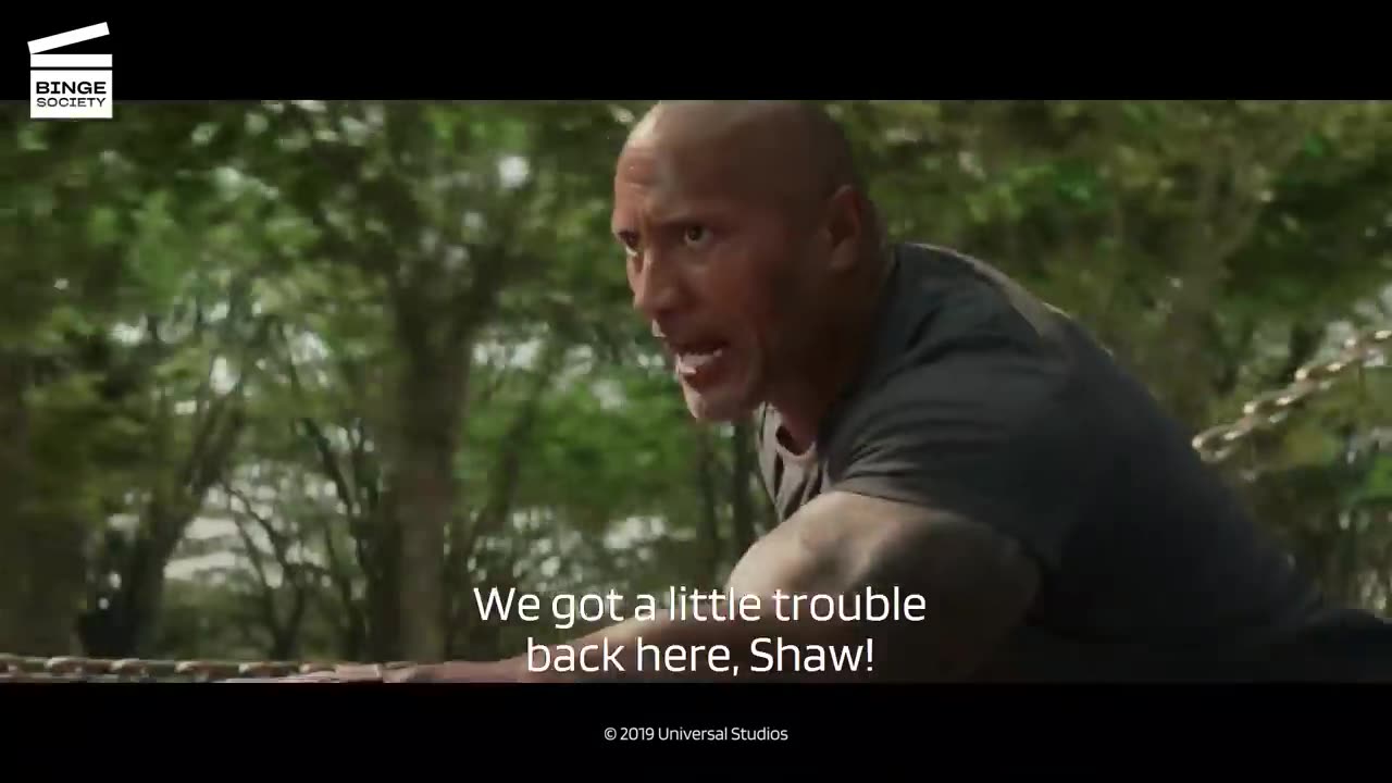 Fast and Furious_ Hobbs and Shaw_ Helicopter vs. trucks HD CLIP