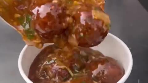 Desi Manchurian Indian street food