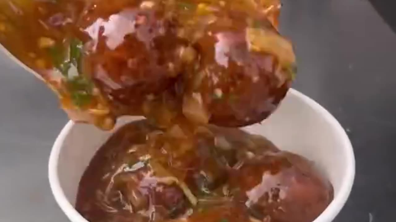 Desi Manchurian Indian street food