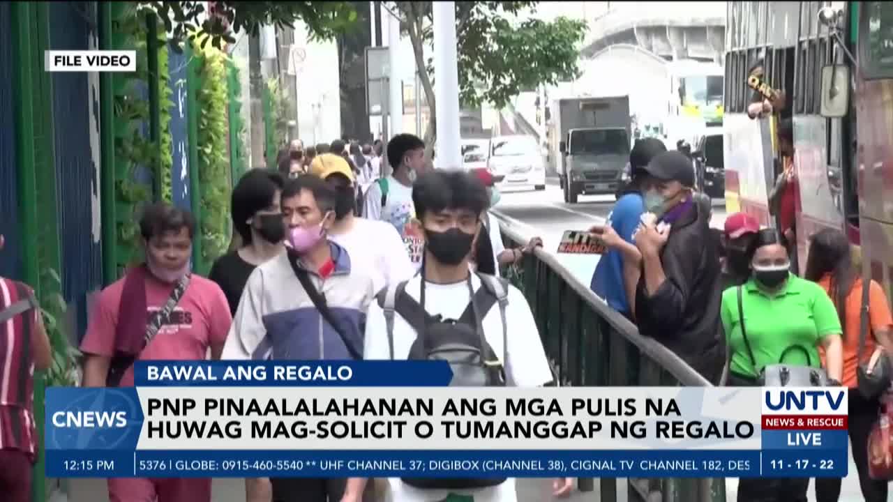 Mga pulis, bawal mag-solicit o tumanggap ng regalo sa holiday season