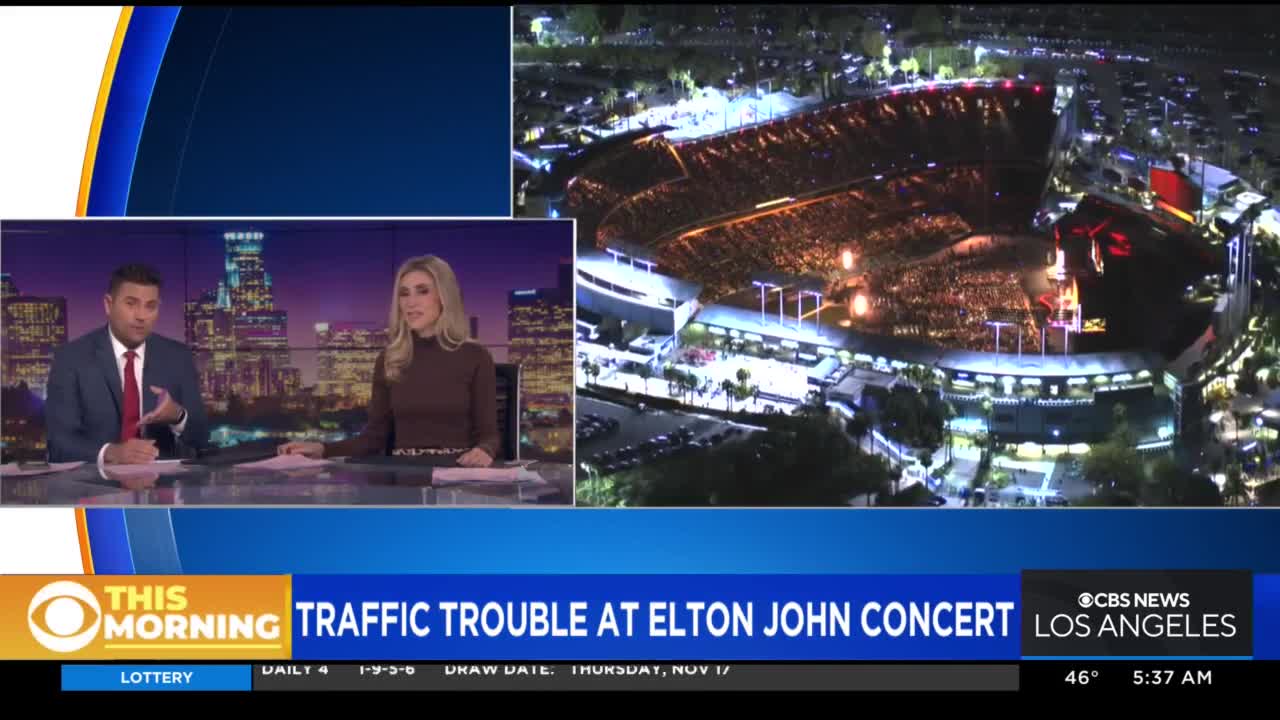 Elton John Farewell Tour causes gridlock outside of Dodger Stadium