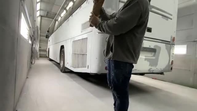 Paint buses