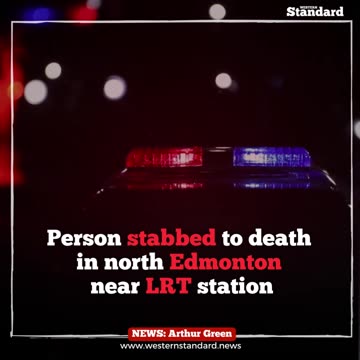 Person stabbed to death in north Edmonton near LRT station