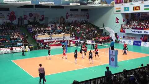 Nepal volleyball match