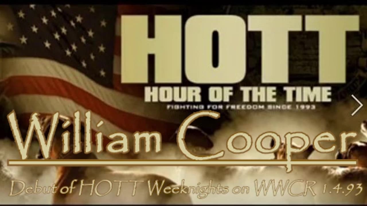 William Cooper - HOTT - Debut of HOTT Weeknights on WWCR 1.4.93