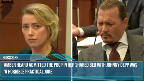 Amber Heard admitted the poop in her shared bed with Johnny Depp