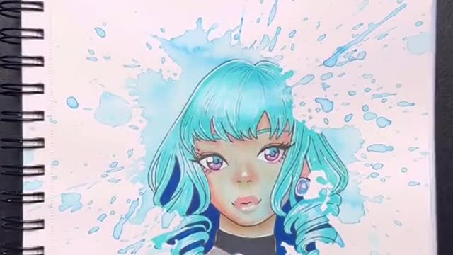 I SPILLeD MILK In My SKeTchBooK But TheN Turned It into ART!
