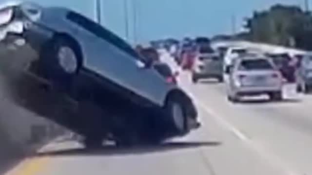 Bad Driver Flips Car - Caught on Dashcam