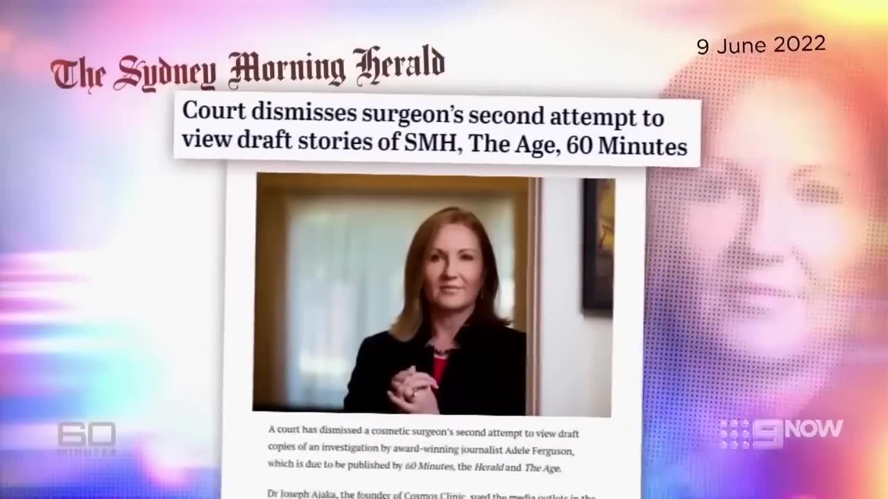 ***60 Minutes episode 'A Worse Look Cosmetic Surgery Blunders'***