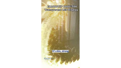 EA1000TIF indoor 1000x500mm transparent led screen
