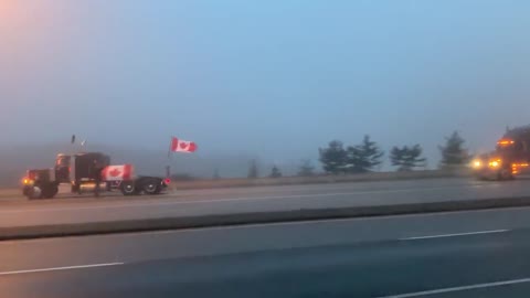 Canadian Truckers heading to Ottawa