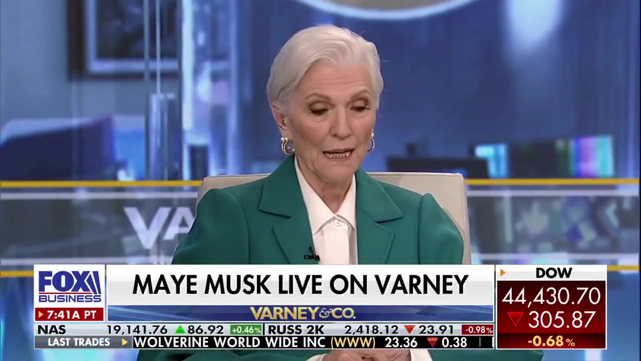 Maye Musk: "I do feel that there should be more presidents that are women”