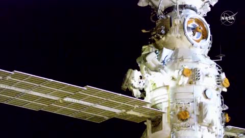 Cosmonauts install robotic arm controls on ISS