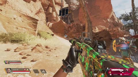 Apex Legends- The ball was just stuck on him.