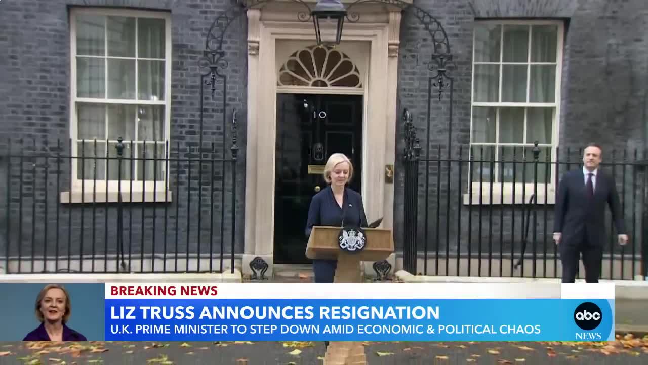 British Prime Minister Liz Truss announces resignation l GMA