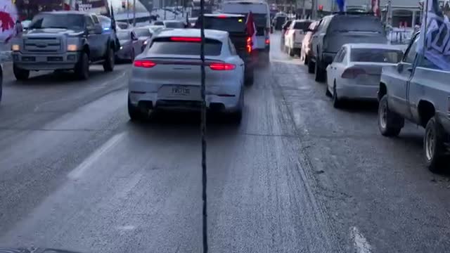 Freedom Convoy Arriving in Ottawa