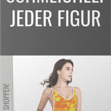 Sommerzeit ist V-Cut Badeanzug Zeit!