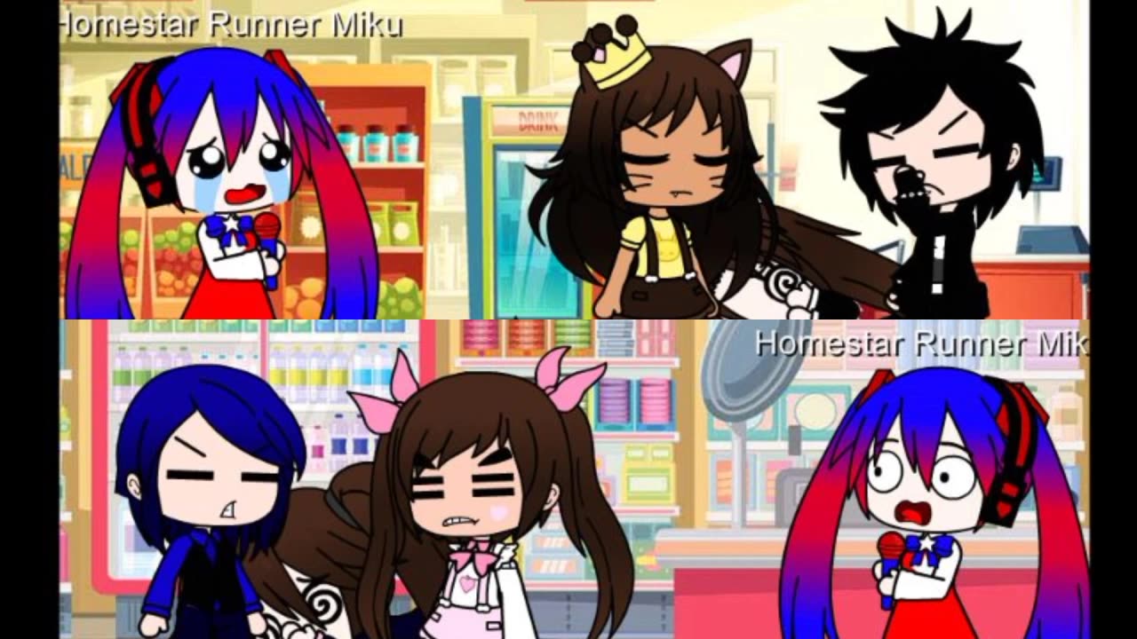 Who shove Pinkalicious The GachaTuber? (Gacha Mashups)