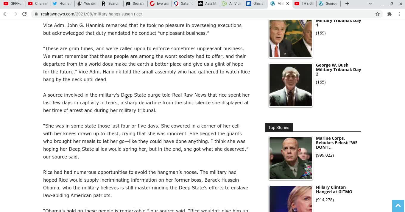 Susan Rice Executed