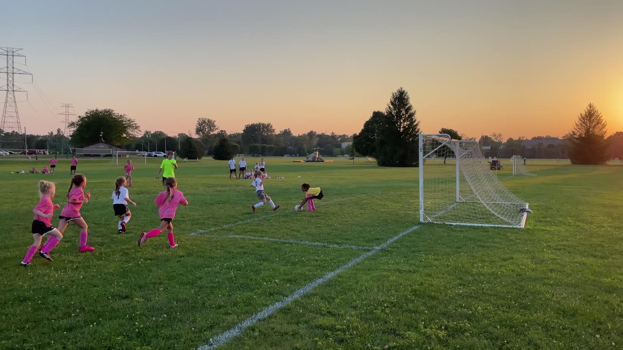 Nice Evening for Soccer - Arshi the Goalie