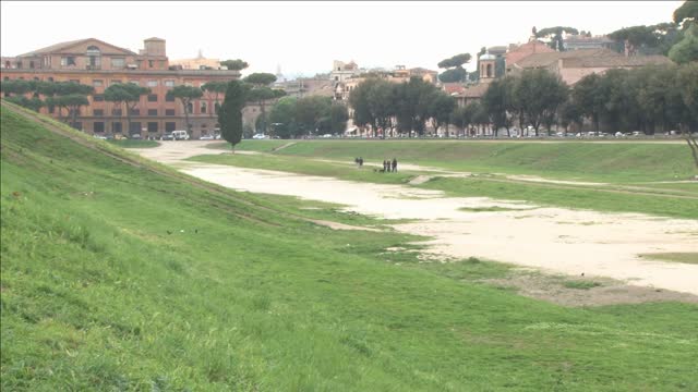 grassy knoll in rome