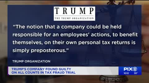 Trump Organization found guilty in tax fraud scheme