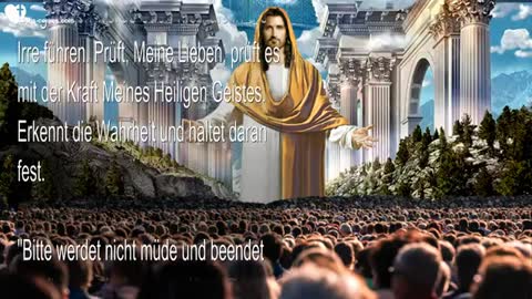 So sehr Ich Mir Frieden wünsche, Ich komme mit dem Schwert der Wahrheit ❤️ Liebesbrief von Jesus