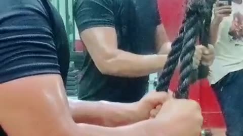Gym workout trishape
