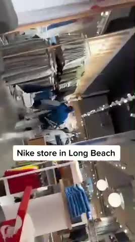 Nike store in Long Beach, California a couple weeks ag
