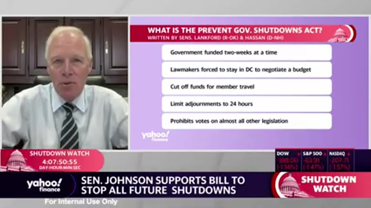 Senator Ron Johnson on Yahoo Finance 9.26.23