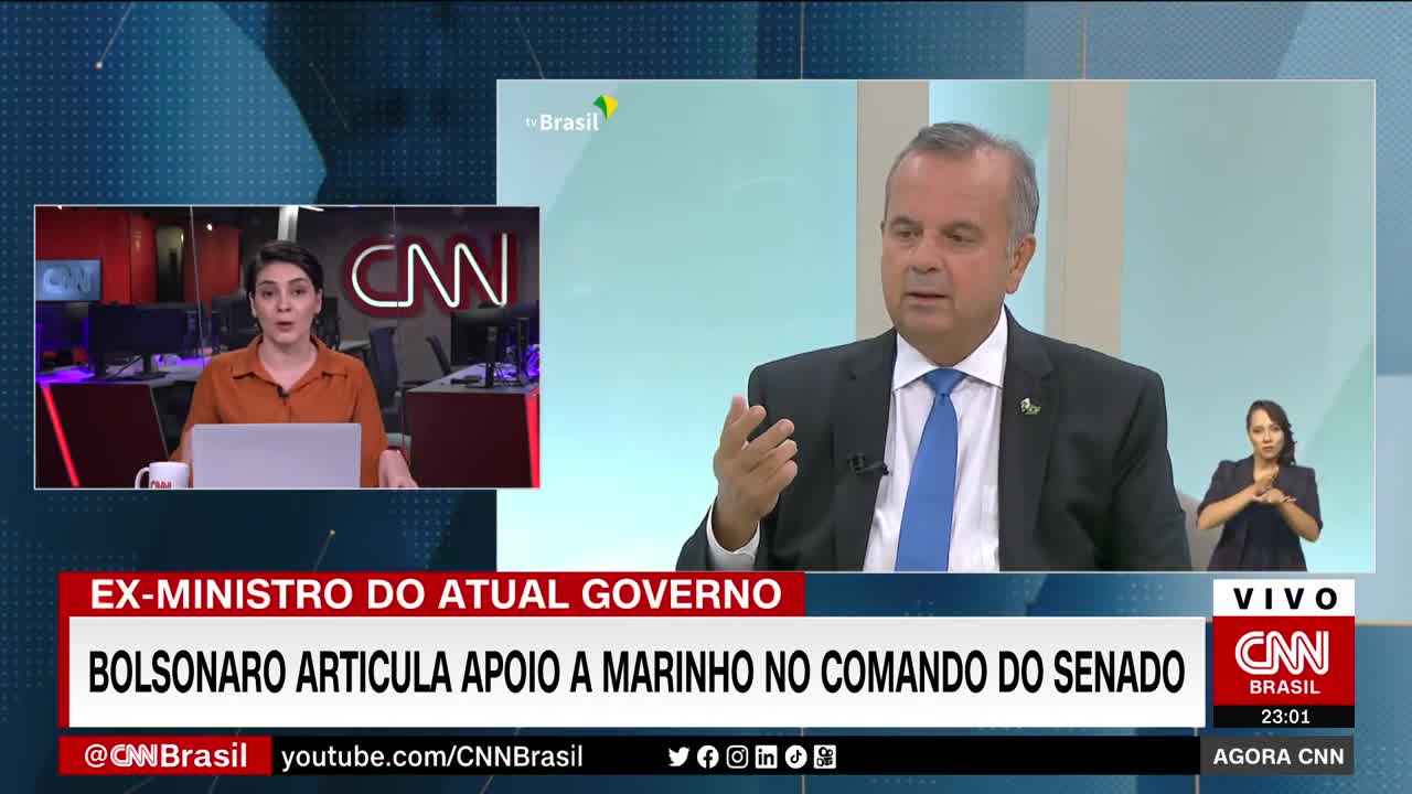 Bolsonaro articula apoio a Marinho no comando do Senado | AGORA CNN