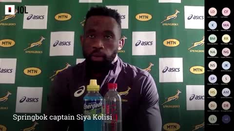 Siya Kolisi on Springboks' attack ahead of Italy Test