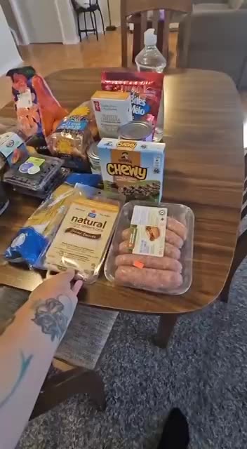 Grocery shopping these days.