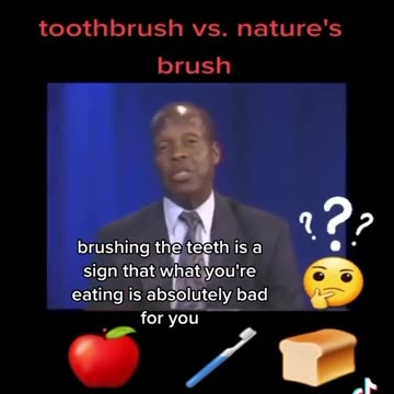 Toothbrush vs Nature's Toothbrush?