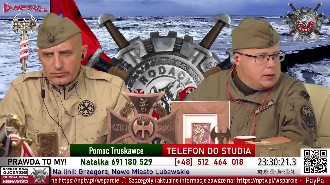 PRAWDA TO MY Pt. 26.042024r. Wojciech Olszański, Marcin Osadowski NPTV.pl Rodacy Kamraci.