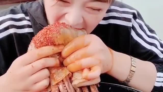 Eating food China