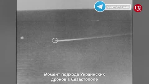 Urgent : Live footage of Ukrainian drones attacking Russian ships in the Black Sea