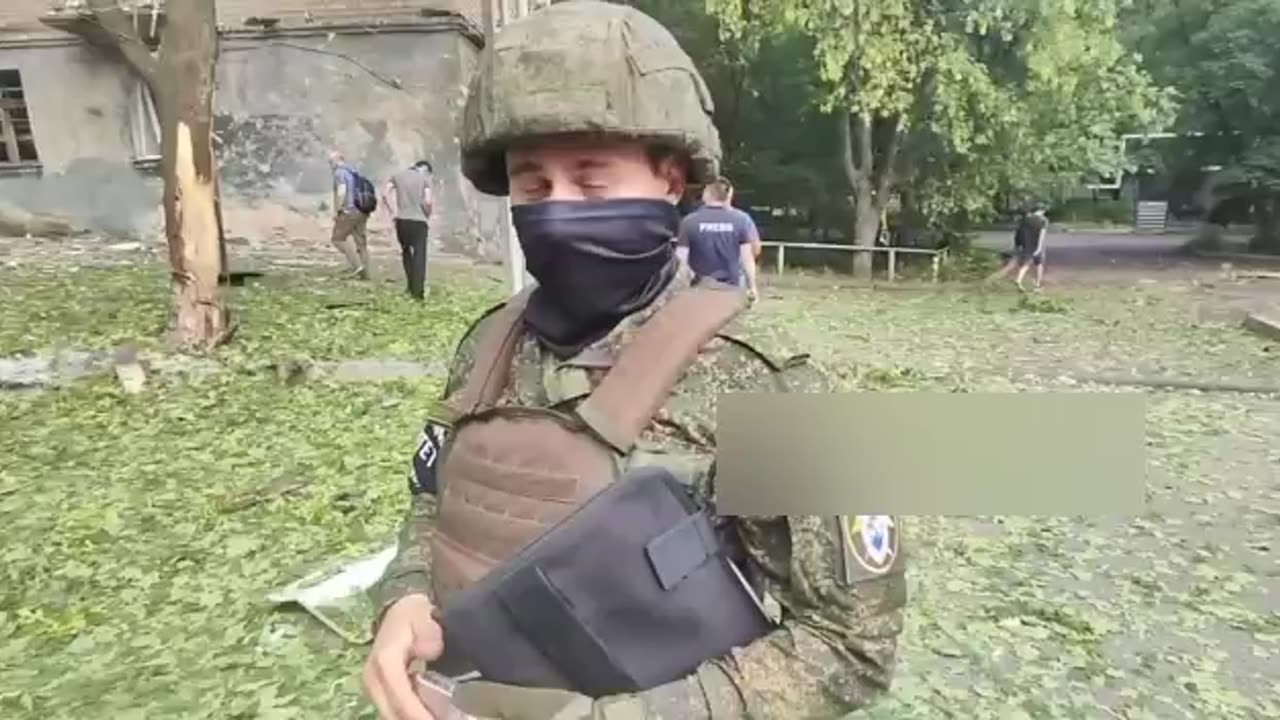 A civilian killed as the result of Ukrainian shelling of the Kievsky district of Donetsk