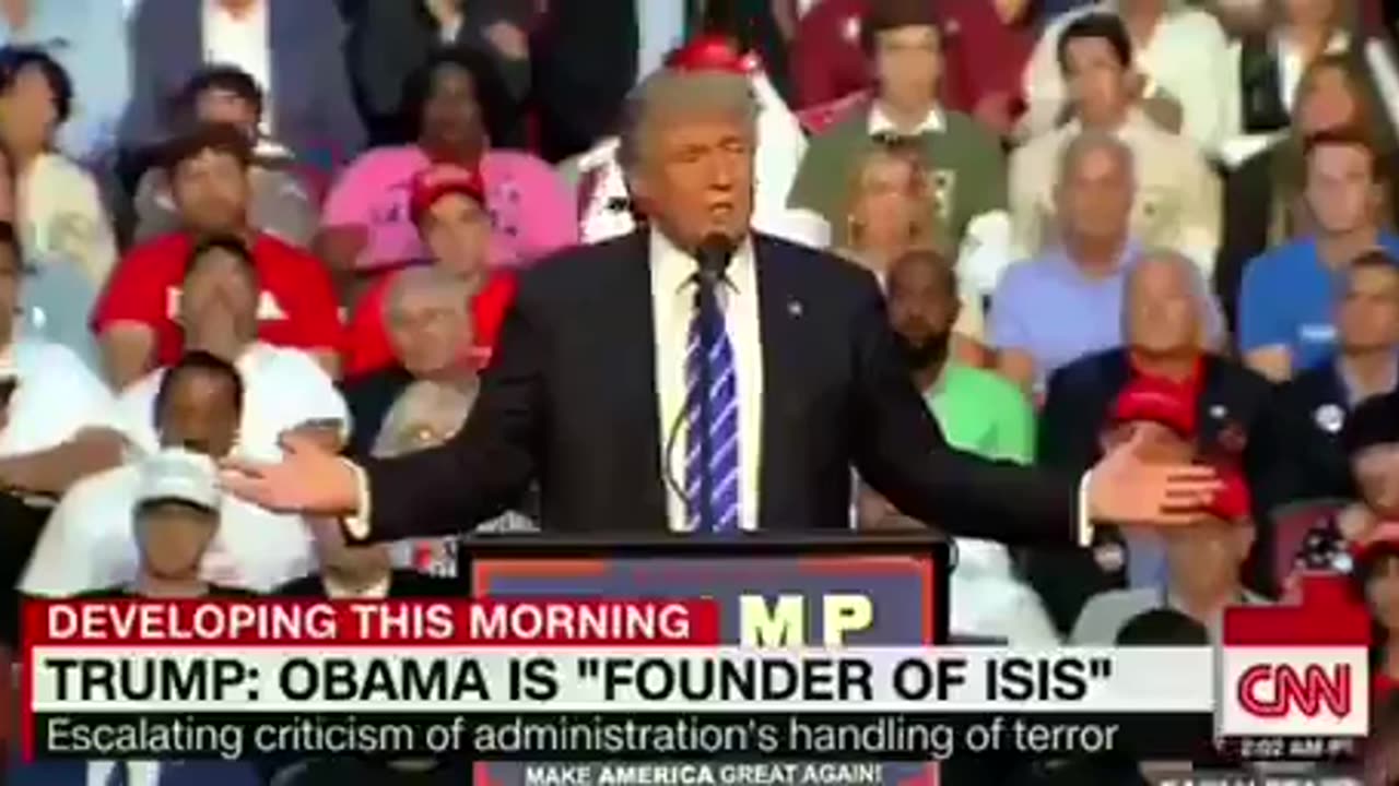 Trump: "Obama is founder of ISIS".