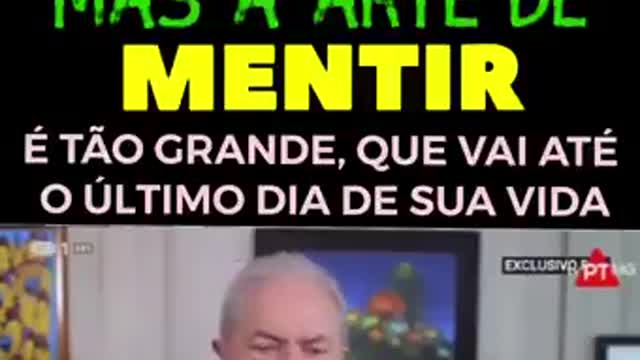 LULA MENTE FEITO PINÓQUIO