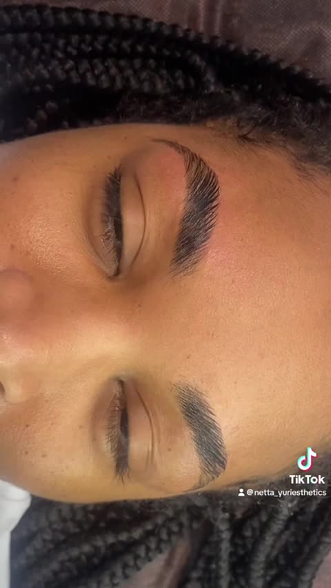 Eyebrow Waxing with Tickled Pink Hard Wax by Yuri Esthetics