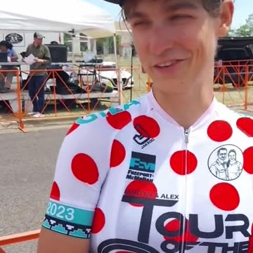 Biological man wins the women’s cycling race and top prize of $35,000.