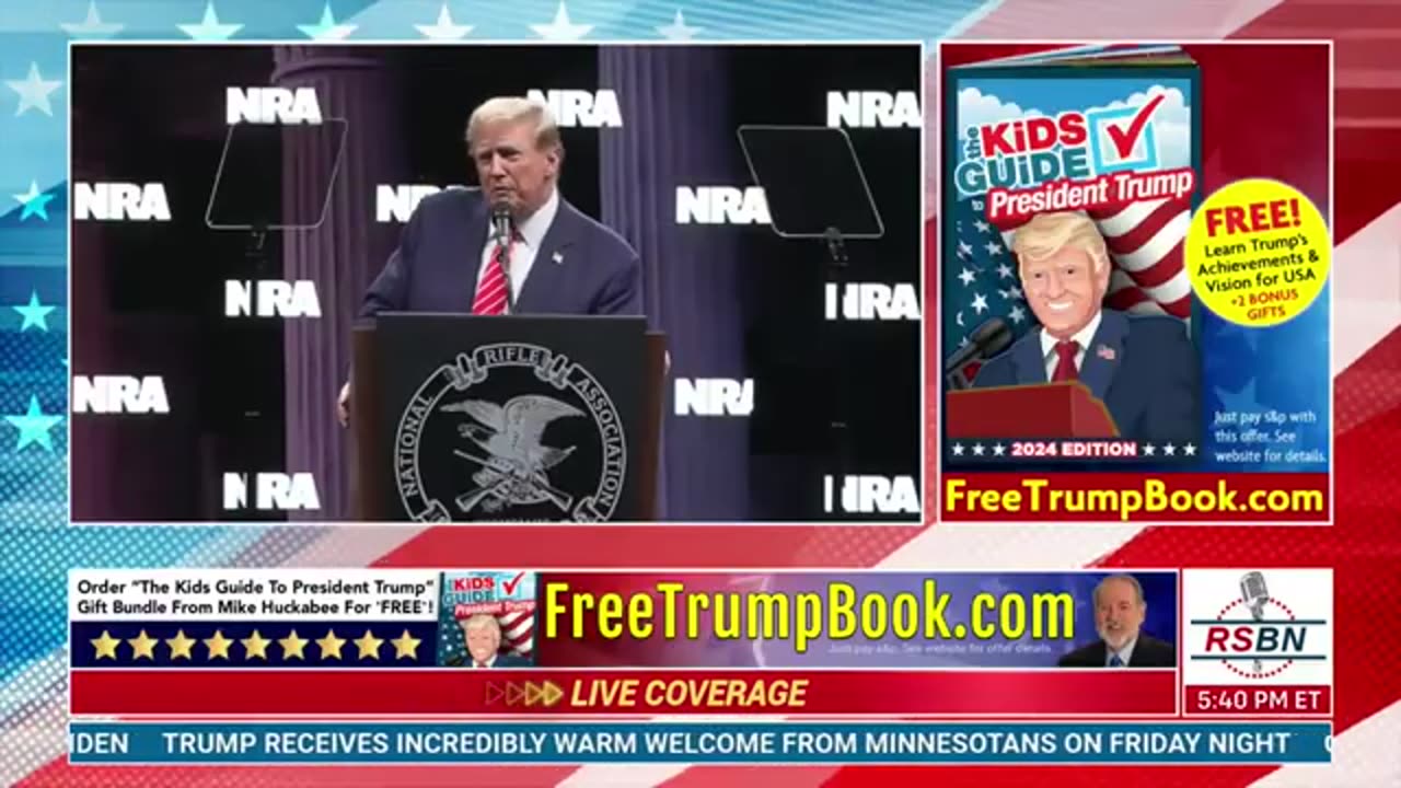 Donald Trumps Speech at the 153rd Annual NRA Meeting