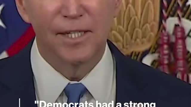 Democrats had a strong night, Pres.