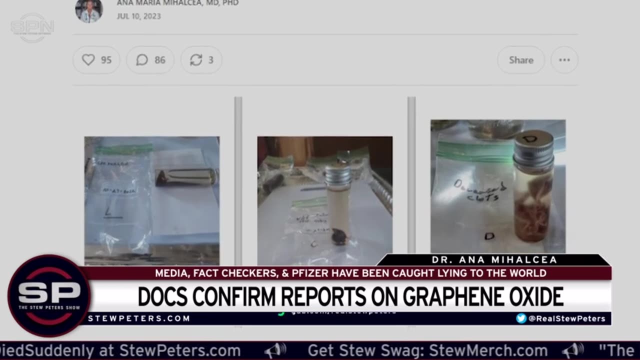 Pfizer & Media Caught Lying About Graphene Oxide Dr. Ana Mih